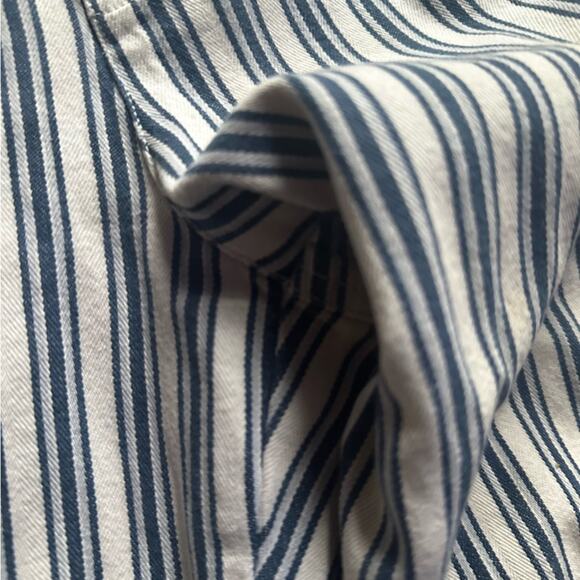 Vintage Ralph Lauren Jeans Co. Blue Striped Straight-Leg Denim - Picture 5 of 12